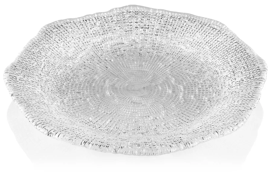 obrazek 1 Stylowy transparentny włoski talerz Diamond – IVV