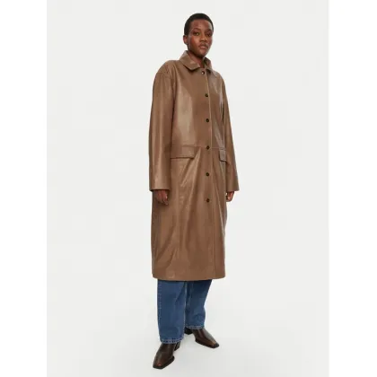 Zdjęcie Herskind Płaszcz przejściowy Halston 5470175 Brązowy Loose Fit