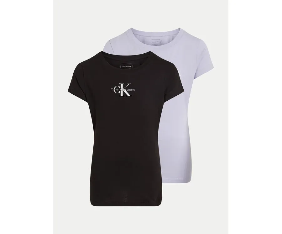 obrazek 1 Calvin Klein Jeans Komplet 2 t-shirtów Monologo IG0IG02860 Kolorowy Slim Fit