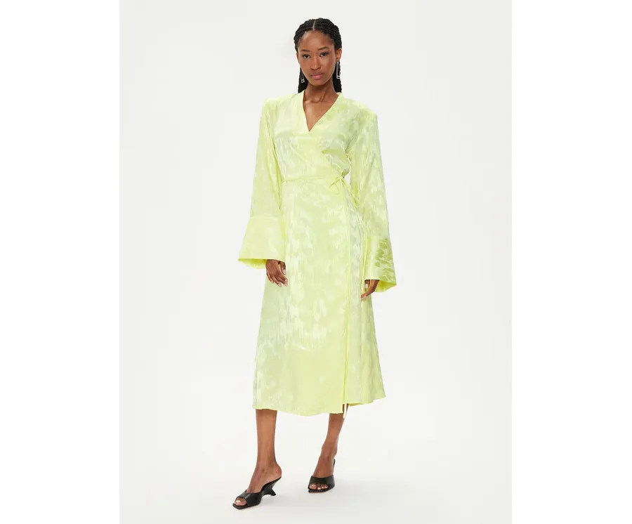 obrazek 1 Gestuz Sukienka letnia Dray 10908878 Żółty Relaxed Fit