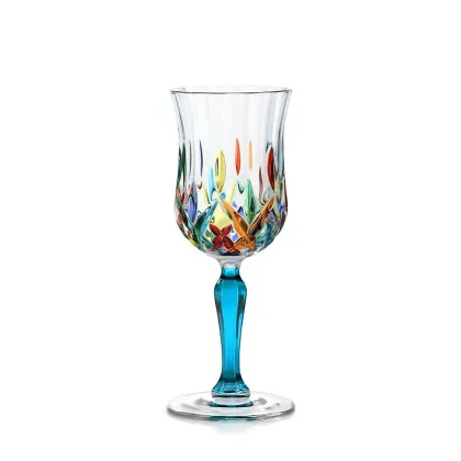Zdjęcie Ręcznie malowany komplet 6 kieliszków do wina (230 ml)