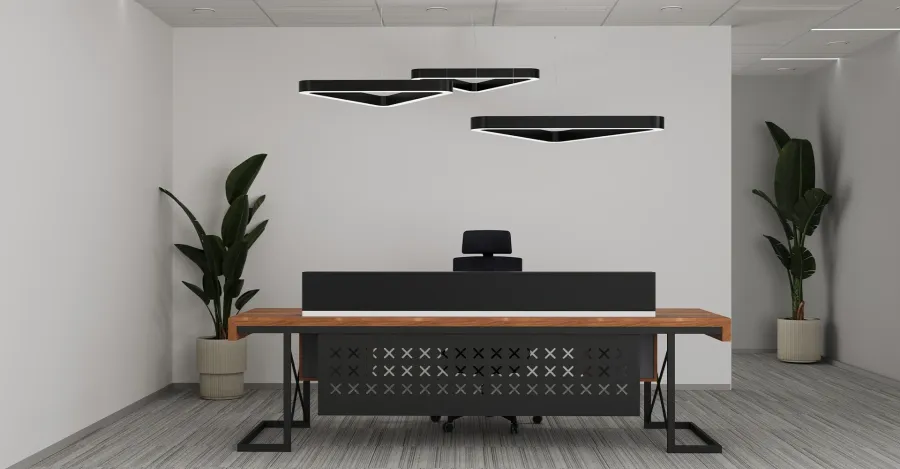 obrazek 1 Minimalistyczne biurko do recepcji