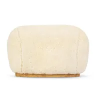 Zdjęcie Wełniana pufa do ekskluzywnych pomieszczeń