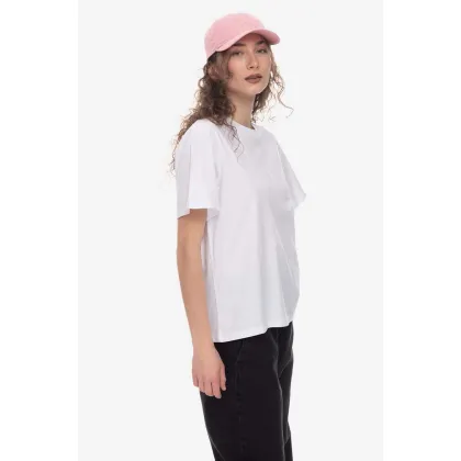 Zdjęcie Woolrich t-shirt bawełniany Woolrich Logo T-shirt CFWWTE0070FRUT2926 100 kolor biały CFWWTE0070FRUT2926-8041
