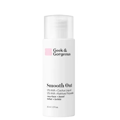 Zdjęcie Geek & Gorgeous Smooth Out Silny eksfoliator z 12% kwasami AHAi kojącą opuncją figową 30 ml