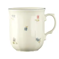 Zdjęcie Ekskluzywny porcelanowy kubek zdobiony subtelnym motywem kwiatowym - Seltmann Weiden