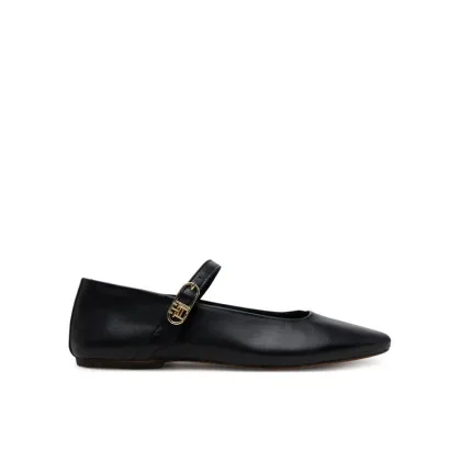 Zdjęcie Tommy Hilfiger Baleriny Leather Maryjane Ballerina FW0FW08651 Czarny
