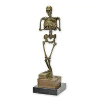 Picture Original sculpture depicting death made of bronze