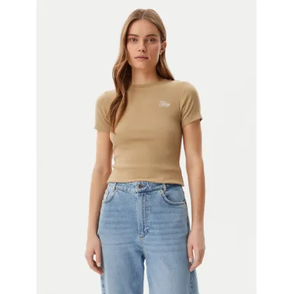 Zdjęcie Guess T-Shirt W5GP62 KA0H1 Beżowy Regular Fit