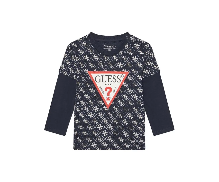 obrazek 1 Guess Bluzka N5YI09 K8HM4 Granatowy Regular Fit