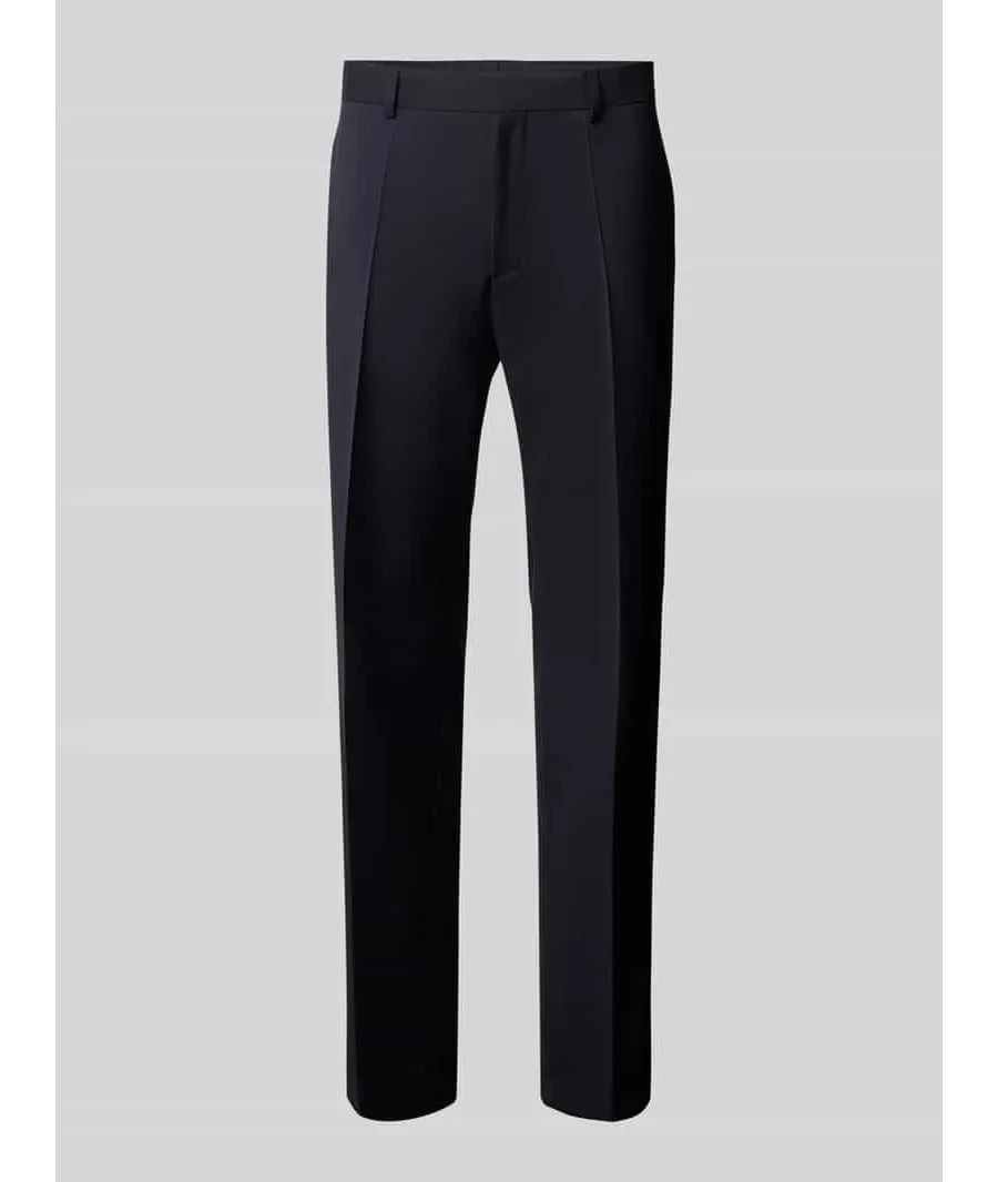 obrazek 1 Spodnie do garnituru o kroju regular fit w kant model ‘Lenon’