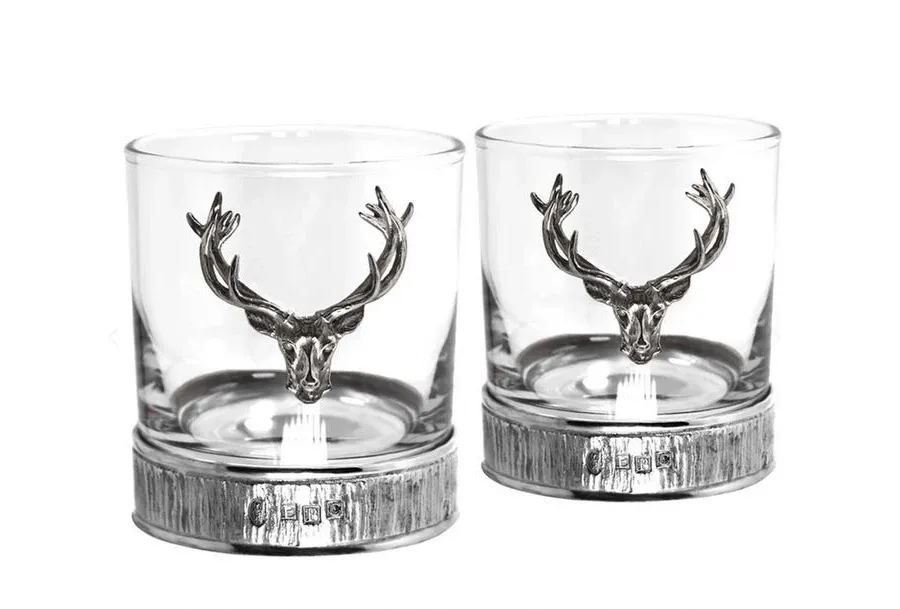 obrazek 1 Awangardowy upominek w postaci dwóch zdobionych szklanek do whisky