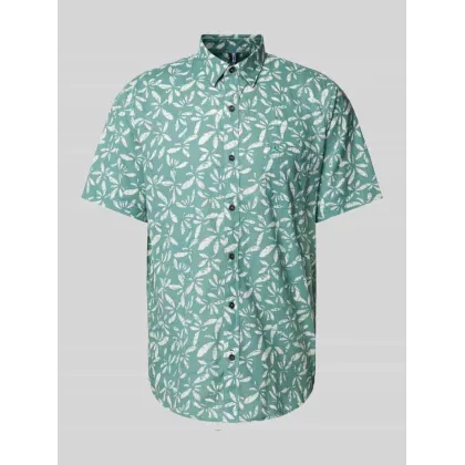 Zdjęcie Koszula casualowa o kroju slim fit z nadrukiem na całej powierzchni
