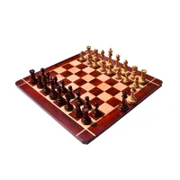 Picture A stylish chess set showing meticulous handmade details - The Chess Empire