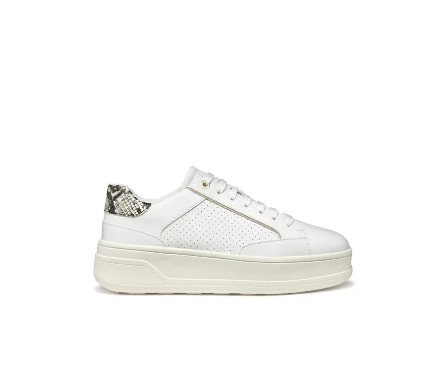 obrazek 1 Geox Sneakersy D Spherica Ecub-2 D55WVB 0BCAR C0405 Biały