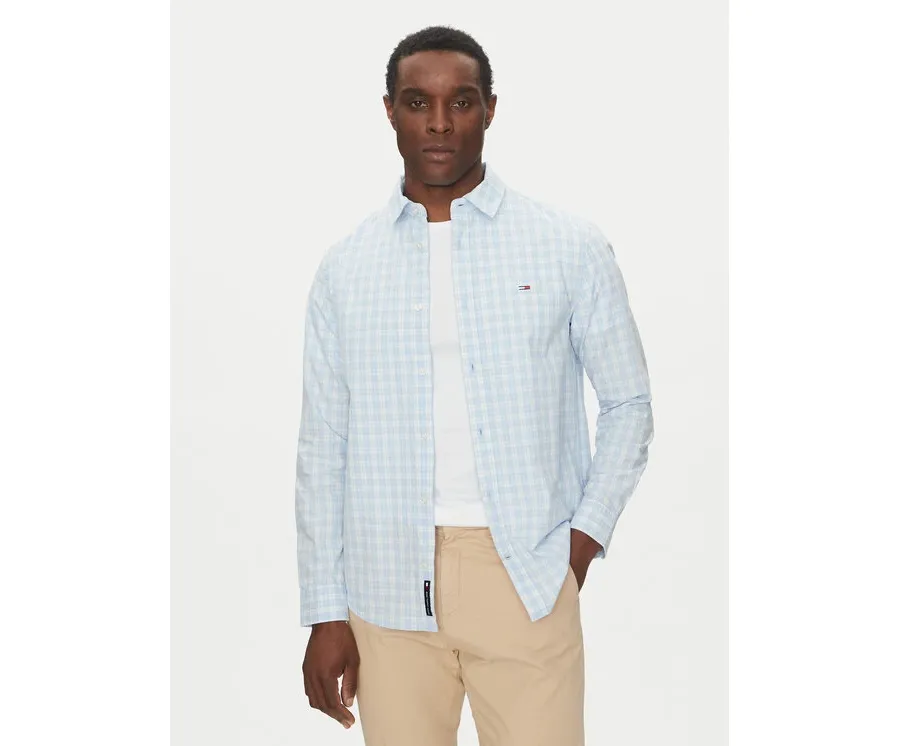 obrazek 1 Tommy Jeans Koszula DM0DM20885 Błękitny Regular Fit