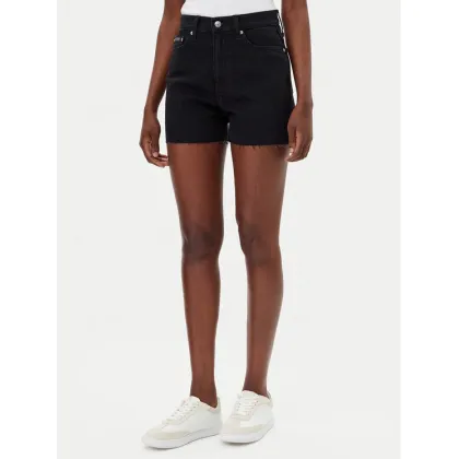 Zdjęcie Calvin Klein Jeans Szorty jeansowe J20J225154 Czarny Mom Fit