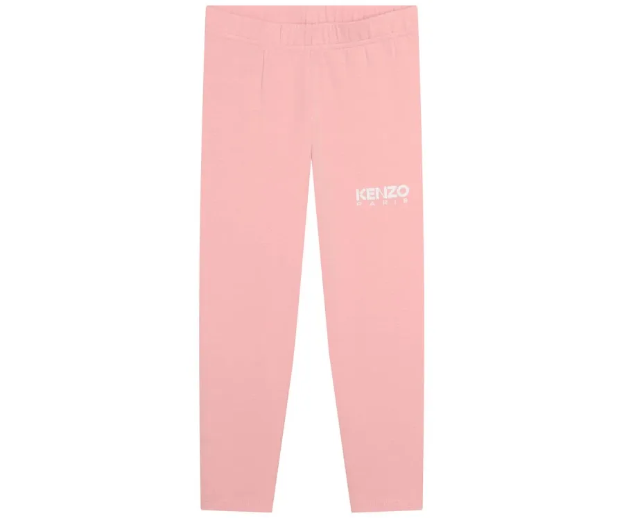 obrazek 1 Kenzo Kids Legginsy K14239 S Różowy Regular Fit
