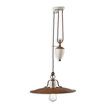 Zdjęcie Ekskluzywna włoska lampa wisząca Grunge w stylu retro