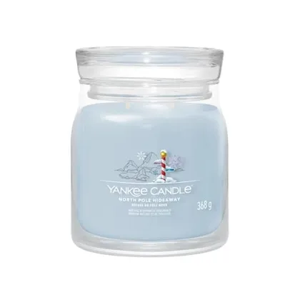 Zdjęcie Yankee Candle North Pole Hideaway Signature Jar Świeca zapachowa 368 g