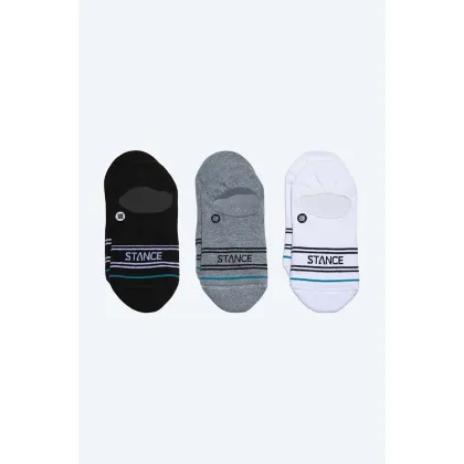 Zdjęcie Stance skarpetki Basic 3-pack kolor szary A145D20SRO-WHT