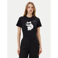 Zdjęcie KARL LAGERFELD T-Shirt A2W17119 Czarny Regular Fit