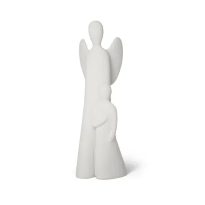 Picture An amazing Guardian Angel ceramic figurine from an Italian brand