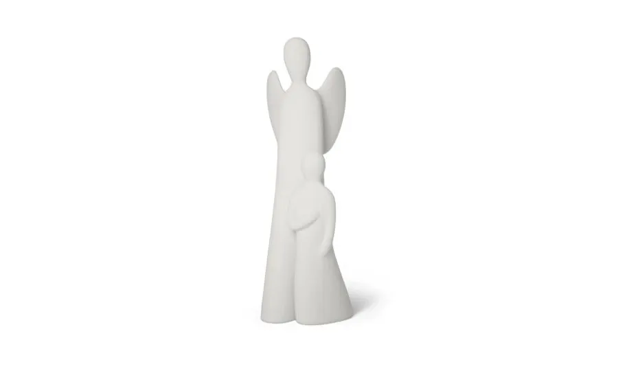 obrazek 1 Niesamowita figurka ceramiczna Anioł Stróż od włoskiej marki