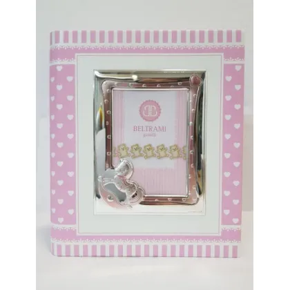 Picture Exclusive photo album with a photo frame Rocking horse 20x25