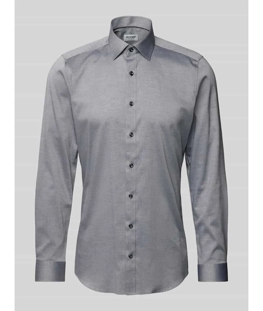 obrazek 1 Koszula biznesowa o kroju slim fit z kołnierzykiem typu kent