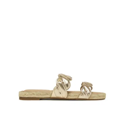 Zdjęcie Tommy Hilfiger Espadryle Metallic Rope Espadrille Mule FW0FW08670 Złoty