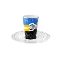 Picture A unique coffee cup and saucer