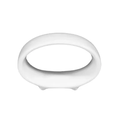 Zdjęcie Porcelanowy biały pierścień na serwetki z Niemiec - Seltmann Weiden