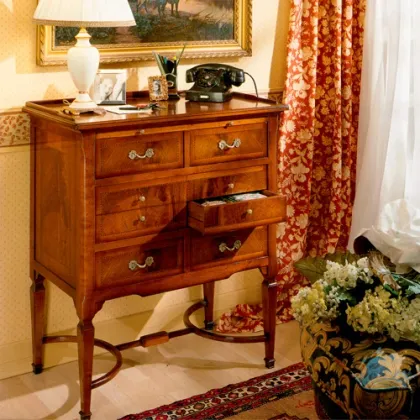 Zdjęcie Szafka z ośmioma szufladami z drewna litego