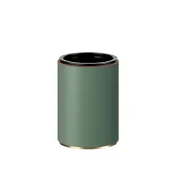 Picture Unique cup holder Ø7xH10.5 cm made of natural eucalyptus leather