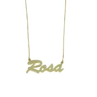 Zdjęcie Imię w kolorze złotym z żaluzją cm.45