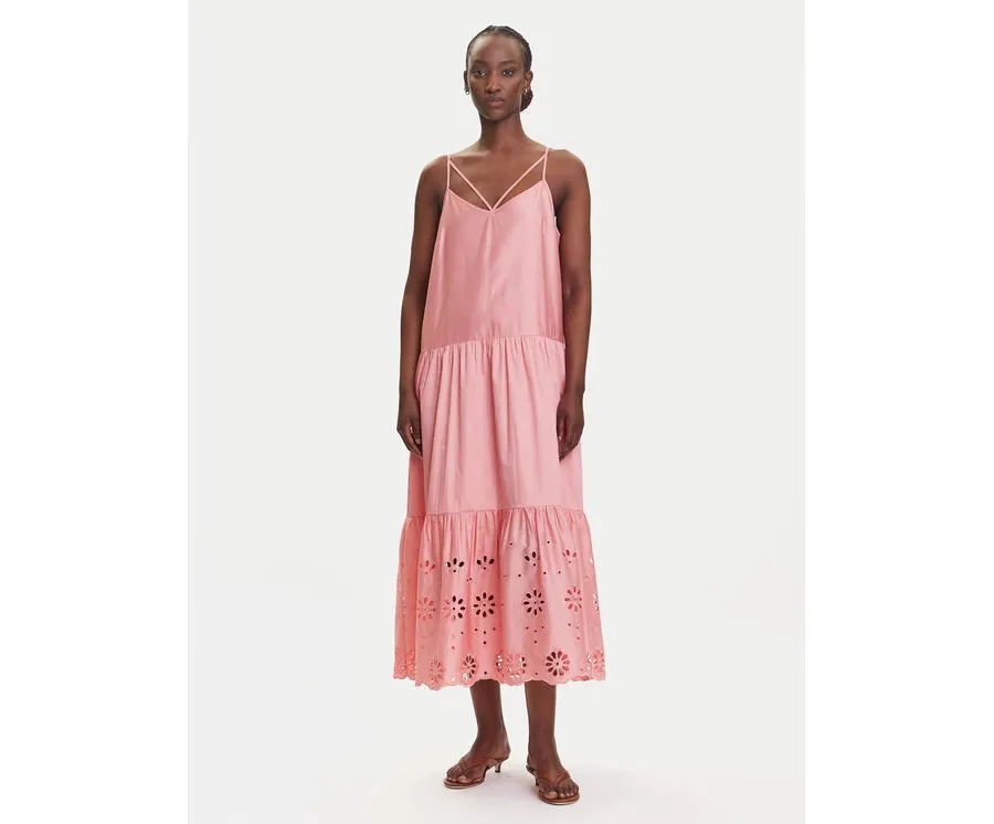 obrazek 1 Fracomina Sukienka letnia FJ25SD3001W400E5 Koralowy Relaxed Fit