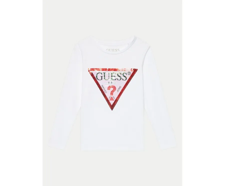 obrazek 1 Guess Bluzka K4RI30 K6YW1 Biały Regular Fit