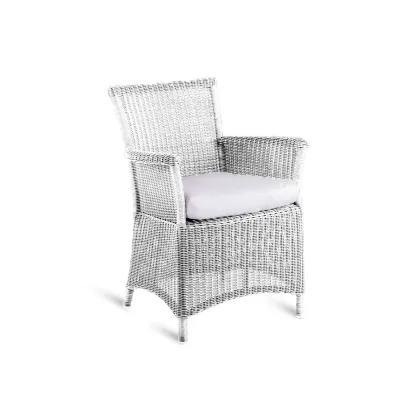 Picture A unique Capri armchair cushion with a removable diamond-colored cover