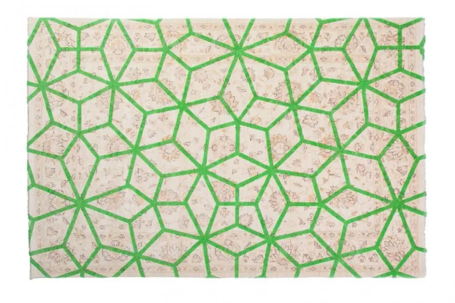 obrazek 1 Dywan z podwójnym designem - DOUBLE LAYER GREEN