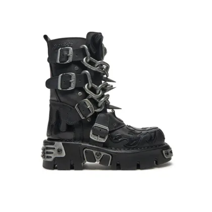 Zdjęcie NEW ROCK Glany M-727-S5 Czarny