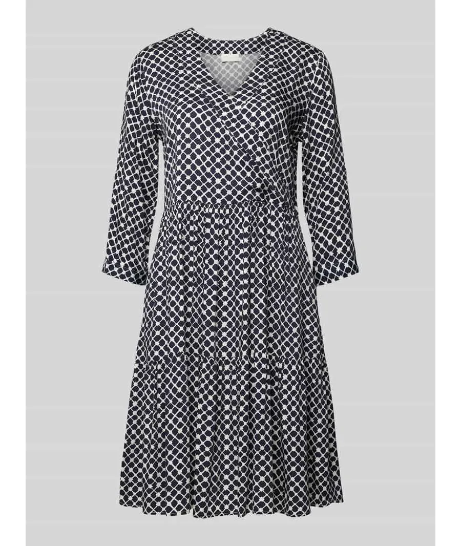 obrazek 1 Sukienka kopertowa o długości do kolan