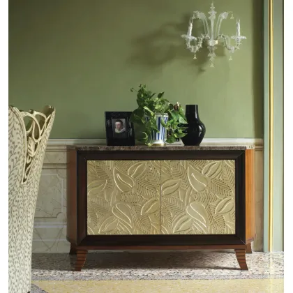 Zdjęcie Luksusowa komoda 2-drzwiowa z marmurowym blatem do wyjątkowego salonu - Cantiero