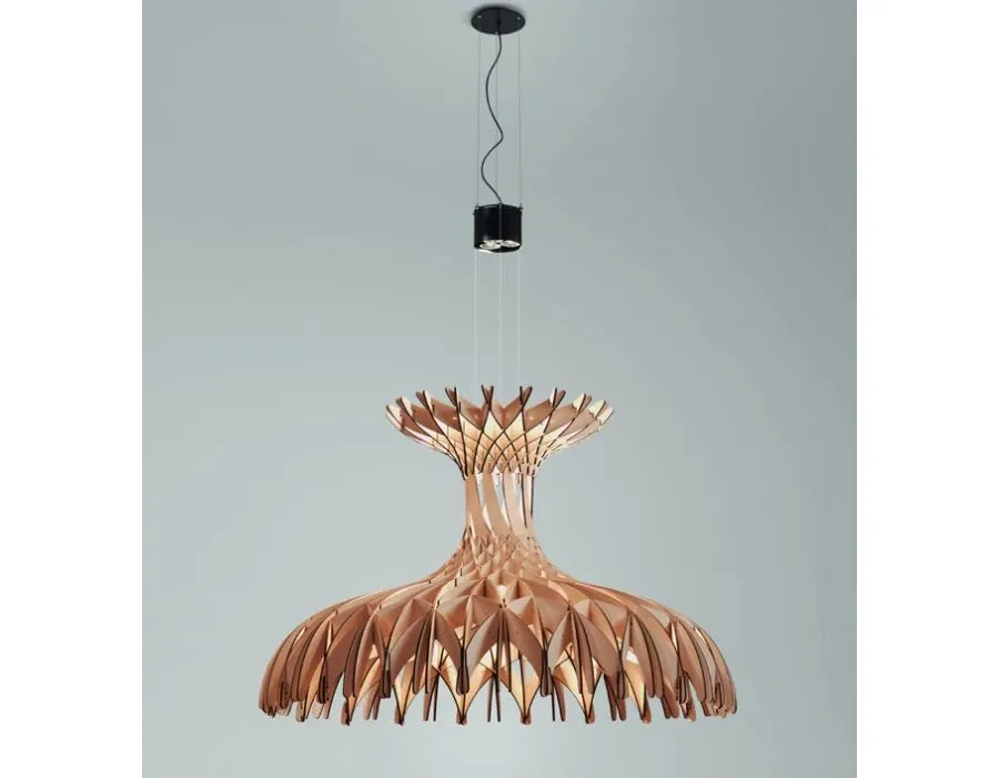 obrazek 1 Ozdobna lampa wisząca w nowoczesnym stylu - ⌀ 90 cm