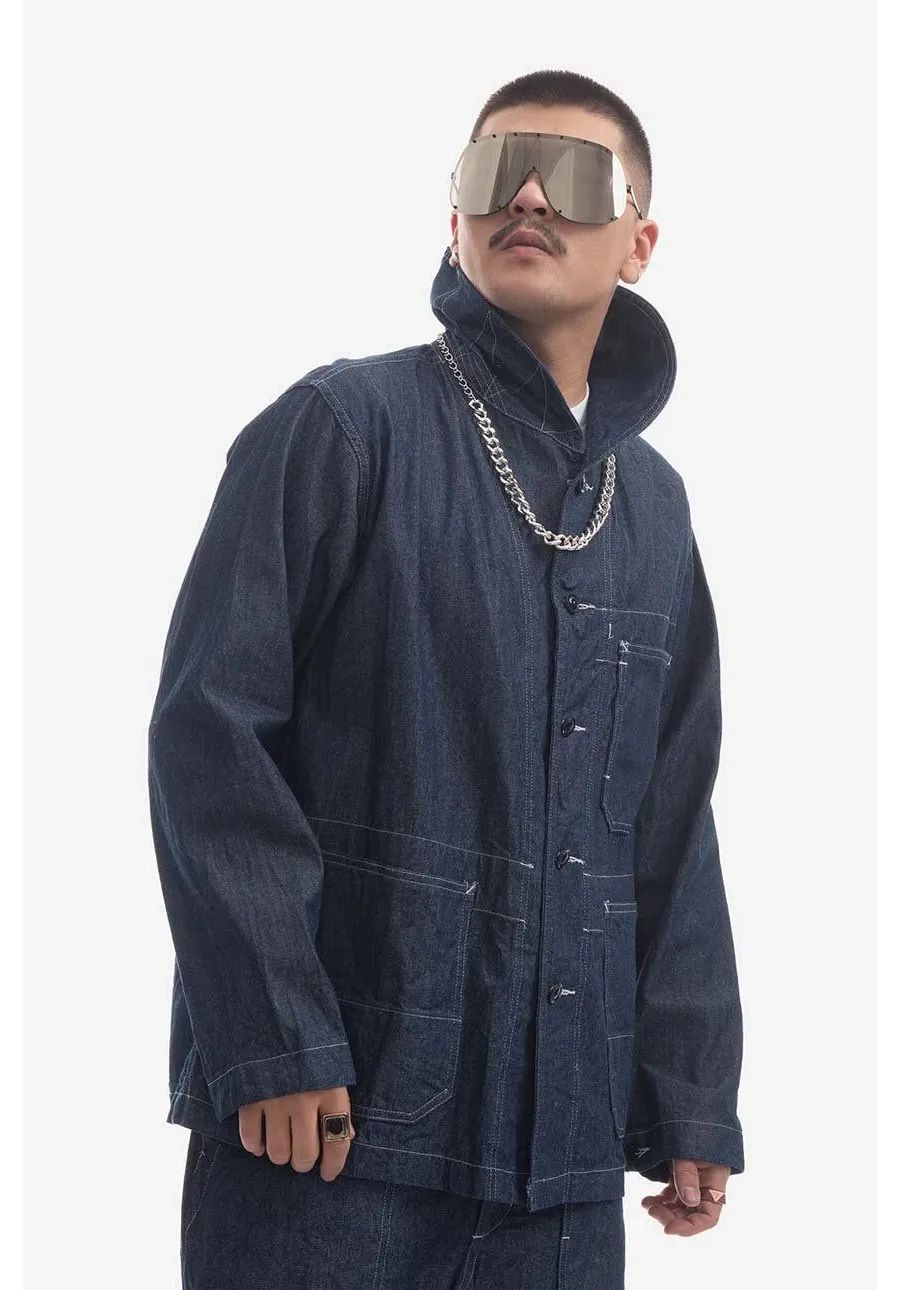 obrazek 1 Engineered Garments kurtka męska kolor niebieski przejściowa 23S1D042.CT011-CT011