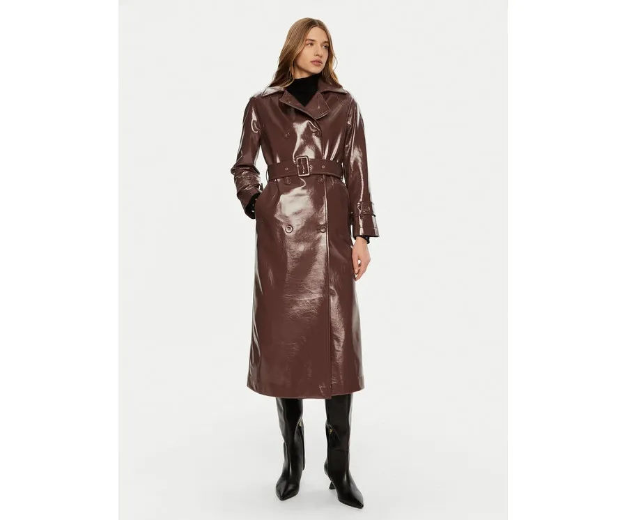 obrazek 1 ACCESS FASHION Trencz 44-9009-361 Brązowy Regular Fit