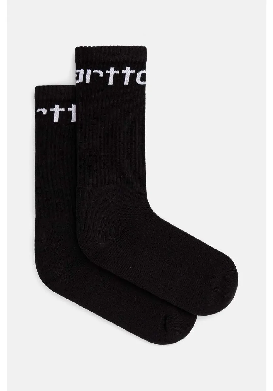 obrazek 1 Carhartt WIP skarpetki Carhartt Socks kolor czarny I029422.BLACK.WHIT