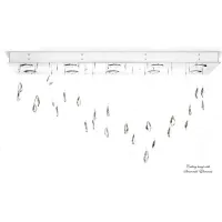 Zdjęcie Luksusowa lampa sufitowa z wisiorkami Swarovskiego - Il Paralume Marina