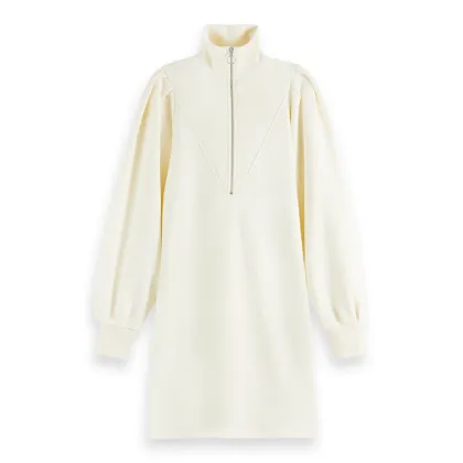 Zdjęcie Scotch & Soda Sukienka dzianinowa 169429 Écru Regular Fit