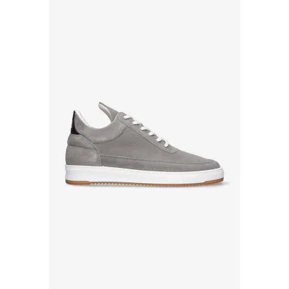 Zdjęcie Filling Pieces sneakersy zamszowe Low Top Suede 25122791002 kolor szary